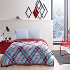 TAÇ WİNTER SET TEK KİŞİLİK RİALTA KIRMIZI