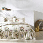 Taç Gaia Ranforce Çift Kişilik Nevresim Takımı Yeşil