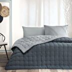 Taç Donna Çift Kişilik Sleeper Set Antrasit