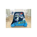 Taç Tekstil Tek Kişilik Emboss Battaniye Mavi 160 x 220 cm