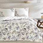 Taç Pansy Ranforce Çift Kişilik Complete Set Kahverengi