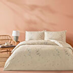 Linens Allday Owen Pamuk Saten Nevresim Takımı Çift Kişilik Bej