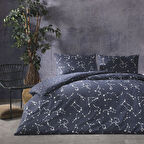 Taç Lonny Ranforce Tek Kişilik Nevresim Takımı Lacivert