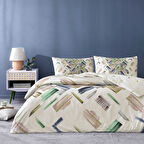 Taç Rafael Ranforce Çift Kişilik Nevresim Takımı Yeşil