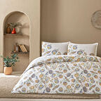 Linens Sc Allday Tresca Nevresim Takımı Çift Kişilik Turuncu