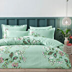 Linens Sc Branch Nevresim Takımı Çift Kişilik Yeşil