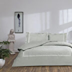 Taç Salvorıa Saten Çift Kişilik Nevresim Takımı Lila