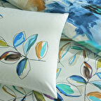 Taç Lıora Ranforce Çift Kişilik Nevresim Takımı Yeşil