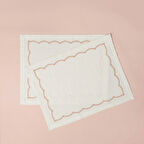 Linens Morby 2'li 35x45 cm Peçete Naturel Kiremit