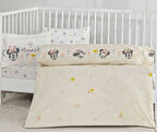 Taç Lisanslı Disney Minnie Mouse Dream Baby Pamuk Bebek Nevresim Takımı