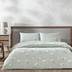 Taç Aveste Ranforce Çift Kişilik Nevresim Takımı Mavi