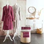 Taç Line Pamuk Aile Seti Mürdüm