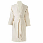 TAÇ ŞALYAKA PAMUK BORNOZ EKRU XXL