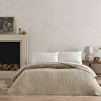 Taç Tessra Çift Kişilik Battaniye Bej