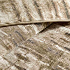 Taç Liora Tek Kişilik Battaniye Kahverengi