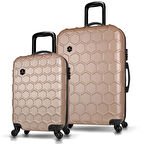 My Valice Honey Abs Kabin ve Büyük Boy Gold  2'li Valiz Seti