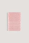 PURE BUKLE BORDÜRLÜ HAVLU PEMBE 50X90