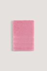 PURE BUKLE BORDÜRLÜ HAVLU KOYU PEMBE 50X90