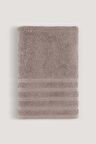 PURE BUKLE BORDÜRLÜ HAVLU KAHVERENGI 70X140