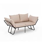 Pafu Viper İkili Katlanır Yataklı Koltuk Keten Krem