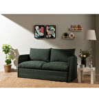 Pafu Saga XL İkili Katlanır Yataklı Koltuk Keten Haki