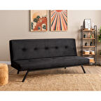 Pafu Zola Üçlü Yataklı Koltuk - Soho Siyah