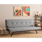 Pafu Zven Üçlü Yataklı Koltuk - Keten Açık Gri