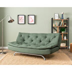 Pafu Rivo Üçlü Yataklı Koltuk - Keten Haki