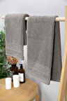 NewNoa 2'li Yüz Havlusu 50x90 - Koyu Gri