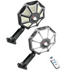 Powermaster ZB-168A Kumandalı Sensörlü Beyaz Solar Aydınlatma