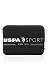 U.S. POLO ASSN. PLEVR23688 Siyah-Beyaz Unisex Tablet Çantası
