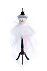 Unicorn Elbise Lady Beyaz Kısa