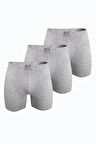 Erkek 3 lü Lacivert Premium Collection Modal Uzun Boxer 3M250