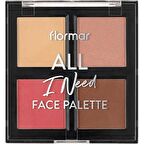 Flormar All I Need Face Palet 4 Lü Far