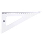 Gönye 26/60 Şeffaf Plastik - 2 adet