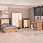 Garaj Home Karmen Genç Odası Takımı 4 Parça - Aytaşı-