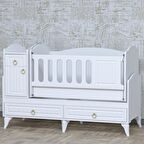 Garaj Home Sude Çocuk Odasına Dönüşen Beyaz Standart Beşik