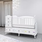 Garaj Home Elfin Uykucu Sallanır Beyaz Standart Beşik