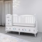 Garaj Home Elfin Denizci Sallanır Beyaz Standart Beşik