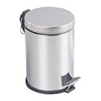OTEL TİPİ PASLANMAZ 430 PEDALLI ÇÖP KOVASI 12 LT