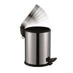 OTEL TİPİ PEDALLI ÇÖP KOVASI ( AMORTİSÖRLÜ KAPAK ) 5 LT.