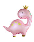 Folyo Balon Pembe Dinozor 96cmx67cm