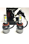 Led Xenon K1 Uyumlu Serisi H8 H9 H11 8000 Lumen 6000 Kelvin 12v