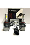 LED XENON K1 SERİSİ H10 8000 LUMEN 6000 KELVİN 12V