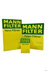 Ford Mondeo 2.0 Benzinli MANN Filtre Bakım Seti 2008-2014 Hava+Yağ+Standart Polen