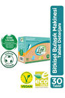 Ekolojik Vegan Bulaşık Makinesi Tablet Deterjanı 30'lu - Güçlü Yağ Sökücü, %100 Doğal Temizlik