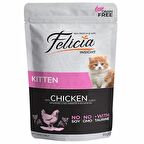Felicia Tahılsız Tavuklu Yaş Yavru Kedi Maması Pouch 85gr (1 Adet)