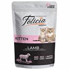 Felicia Tahılsız Yavru Kuzu Etli Yaş Kedi Maması 85 Gr