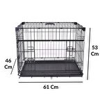 Flip Pet Katlanır Tel Köpek Kafesi  61 cm