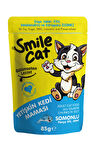 Smile Cat Pouch 85 gr  Kedi Somonlu